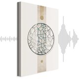  Slika - Circle with Artistic Details (1-part) - Abstract Shape 20x30 | shoptok.hr