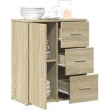  Komoda sonoma hrast 60 x 31 x 70 cm od konstruiranog drva | Eponuda.com