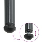 vidaXL Komplet za jedilnico v vrtu z blazino 3 pcs Črna, antracit | Shoptok.si