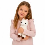  Plišana igračka alpaka od mekog bijelog krzna 28 cm | shoptok.hr