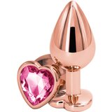 Ns Novelties rear assets rose gold heart m pink Cene