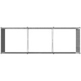  Povišeni vrtni krevet Srebrna 240 x 80 x 55 cm cinkani | shoptok.hr