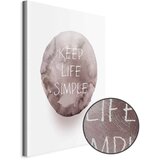  Slika - Keep Life Simple (1 Part) Vertical 20x30 Premium Print | shoptok.hr