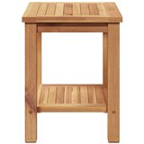  Kava Stol s pohranom Smeđa 50 x 35 x 45 cm Čvrsto teak drvo | shoptok.hr