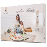 Lorelli podloga za igru Safari Friends Hippo Grey 93 x 93 cm | shoptok.hr
