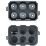 INF Silikonski pladenj za ledene krogle s šestimi luknjami Grey, (21685927) | Shoptok.si