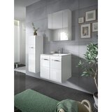 MID.YOU Kopalnica Z Umivalnikom Ice, Bela Visok Sijaj, 3-Delna | Shoptok.si