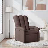  Naslonjač od tkanine tamnosmeđi | shoptok.hr