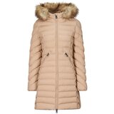 Superdry FUJI HOODED MID FAUSSE FOURRURE Bež | shoptok.hr