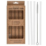  Steklene slamice s krtačko (4 kosi) | Shoptok.si