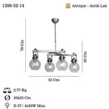 Opviq Luster Ponte-52-14, O14, 12cm, IP20 zlatne boje | Eponuda.ba