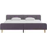vidaXL okvir za krevet od tkanine svjetlosivi 180 x 200 cm | shoptok.hr