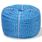 vidaXL Zvita vrv polipropilen 14 mm 250 m modra, (20777902) | Shoptok.si