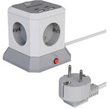 BlitzWolf BW-EC1 PODALJŠEVALNI KABEL 4XAC 2XUSB-A 2XUSB-C ZA PRIPOMOČKE, (5000258984) | Shoptok.si