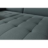 ELTAP Prašno zelena žametna raztegljiva/s prostorom za shranjevanje kotna sedežna garnitura (desni kot/z ležalnikom) Gomsi – | Shoptok.si