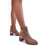 Boto Stylish Women's Suede Boots Brown Nola | Shoptok.si