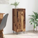 vidaXL Kreveta Staro drvo 34,5 x 34 x 90 cm Obrađeno drvo i čelik | shoptok.hr