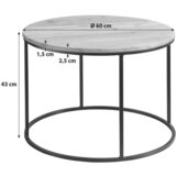 MID.YOU klubska miza couchtisch | Shoptok.si