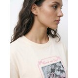 Sinsay Pamučna majica s izvezenim tekstom | shoptok.hr