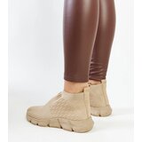 Gemre Dark beige lightweight sports sneakers Vaclava | Shoptok.si