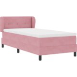  Postelja z vzmetnico Roza 80x200 cm Žamet, (22052343) | Shoptok.si