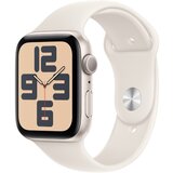 Apple watch se (2024) 44mm gps starlight case/starlight sport band s/m, (mxeu3qv/a) Cene