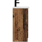  Kupaonski umivaonik s sudoperom Staro drvo 42 x 40 x 84,5 cm | shoptok.hr