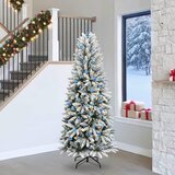  Umjetno božićno drvce Bijela 240 cm PVC, plastika, čelik i PE | shoptok.hr
