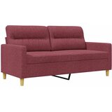  Dvosjed od tkanine crvena boja vina 140 cm | shoptok.hr
