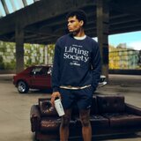 GymBeam lifting society sweatshirt nightfall 112075 Cene