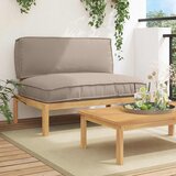  Set sofe Sivo-smeđa 120 x 92 x 69 cm Čvrsto drvo akacije | shoptok.hr