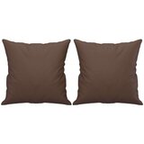  Okrasna blazina 2 kosa rjava 40x40 cm blago, (21050127) | Shoptok.si