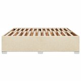  Okvir za krevet bez madraca krem 200x200 cm od tkanine | shoptok.hr