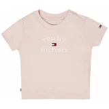 Tommy Hilfiger Kratka majica za dojenčka roza barva