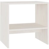 Furnova Nočna omarica bela 40x30,5x40 cm trdna borovina, (21926113) | Shoptok.si