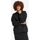 Adidas Bombažen pulover Essentials ženski, črna barva