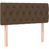  Box spring postelja z vzmetnico temno rjav 90x190 cm blago, (20791021) | Shoptok.si