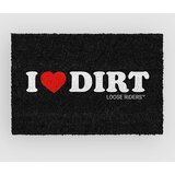 Loose Riders I Heart Dirt Doormat black | Shoptok.si