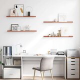  Polica na zidu 4 pcs Crvena 100 x 9 x 3 cm Konstruirano drvo | shoptok.hr