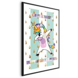  Plakat - Always Be Yourself 60x90 Crni okvir s margom | shoptok.hr