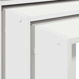 vidaXL Uklapajući stolići 3 kom bijeli od konstruiranog drva | shoptok.hr