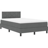  s opruga kutije Tamno siva 120 x 190 cm tkanina | shoptok.hr