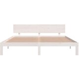  Posteljni okvir bel trden les 180x200 cm 6FT, (20647915) | Shoptok.si