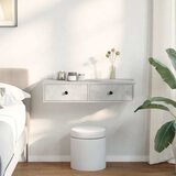  Zidna polica s ladicama beton siva 80x34x17cm konstruirano drvo | Eponuda.com