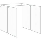  Kućica za pse s igralištem svjetlosiva 165x659x181 cm čelična | shoptok.hr