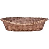  Košara za pse / krevet za ljubimce od vrbe prirodna boja 50 cm | shoptok.hr
