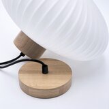 Viseći luster na sajli HARMONY 1xE27/15W/230V, prečnik 30 cm, bela/hrast | Eponuda.com