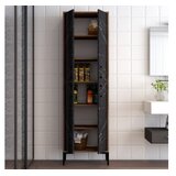 Hanah home Berlin A - Walnut, Black Marble WalnutBlack Multi Purpose Cabinet | Eponuda.ba