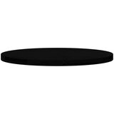 vidaXL Mizna plošča temno rjava 80x40x4 cm trdna hrastovina ovalna | Shoptok.si