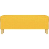  Klupa Svjetložuta 100 x 35 x 41 cm od tkanine | shoptok.hr
